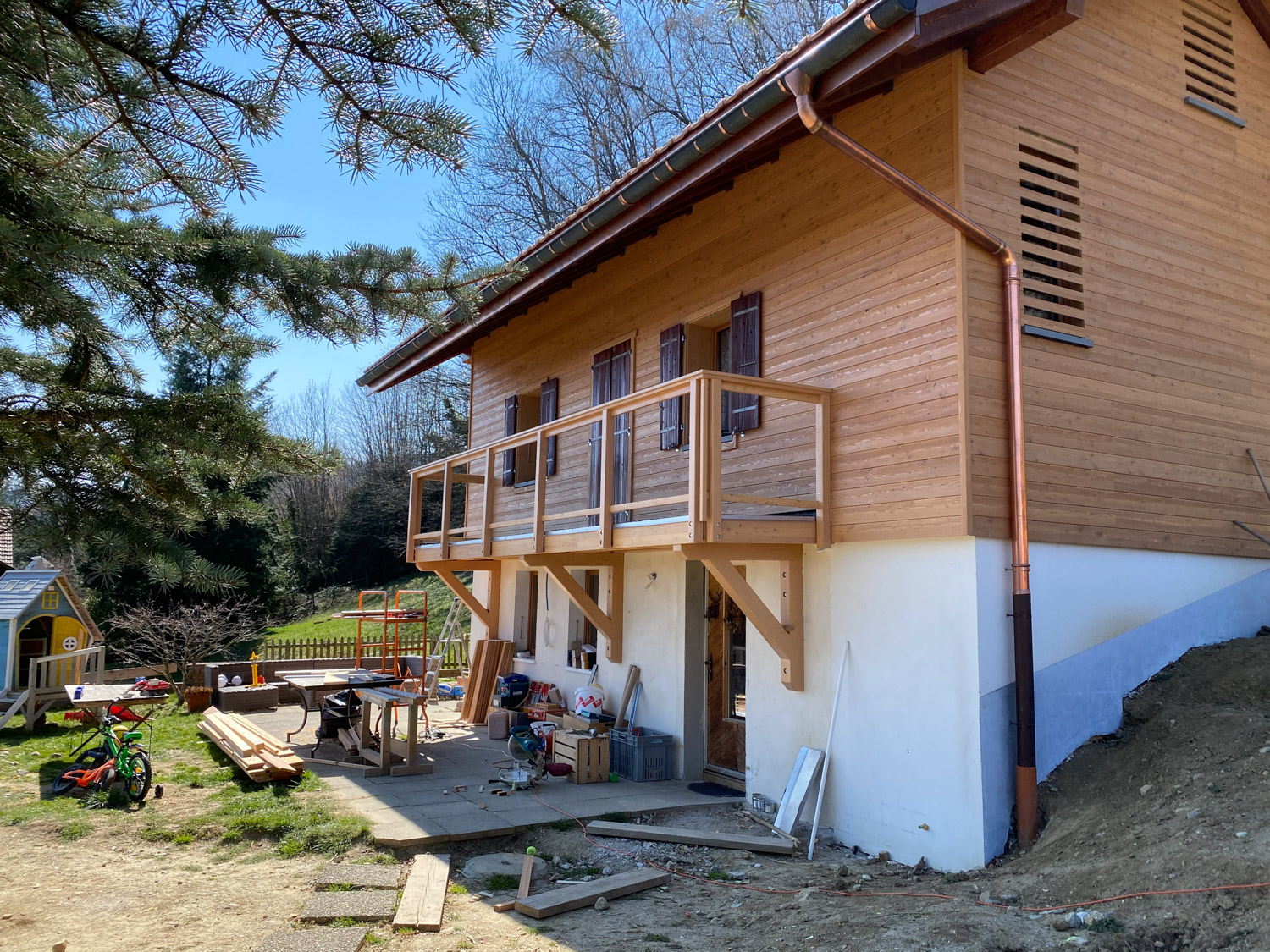 Travauxsurbois Amenagement exterieur balcon a neuf 2