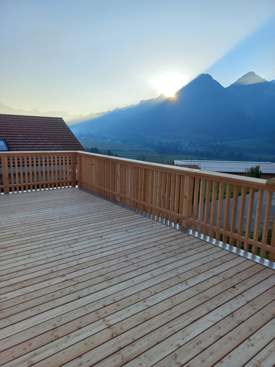 Travauxsurbois Amenagement exterieur deck et barriere 1