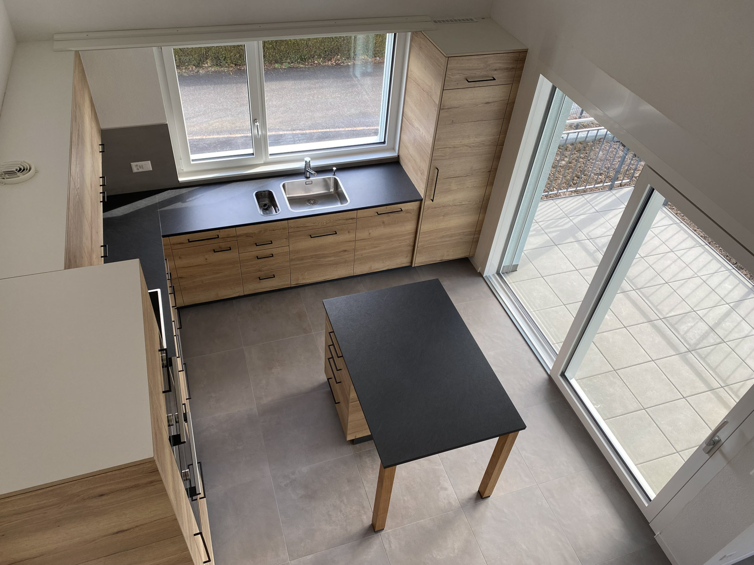 Travauxsurbois Cuisine Eola chêne ramageux avec ilôt 1