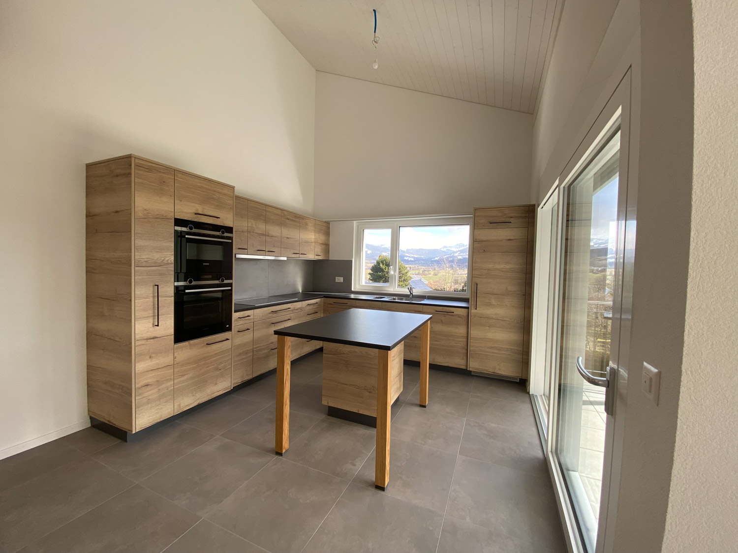 Travauxsurbois Cuisine Eola chêne ramageux avec ilôt 3