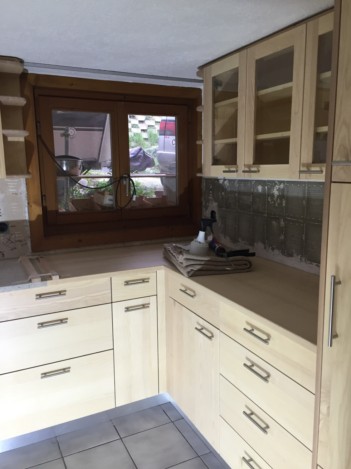 Travauxsurbois Cuisine Ramer frêne massif blanchi 2